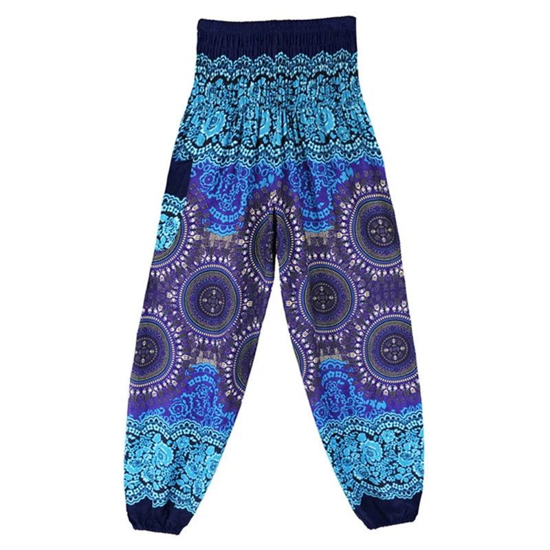 Pantaloni Boho Donna in Rayon – Comodi, Leggeri, Perfetti per Yoga e Relax