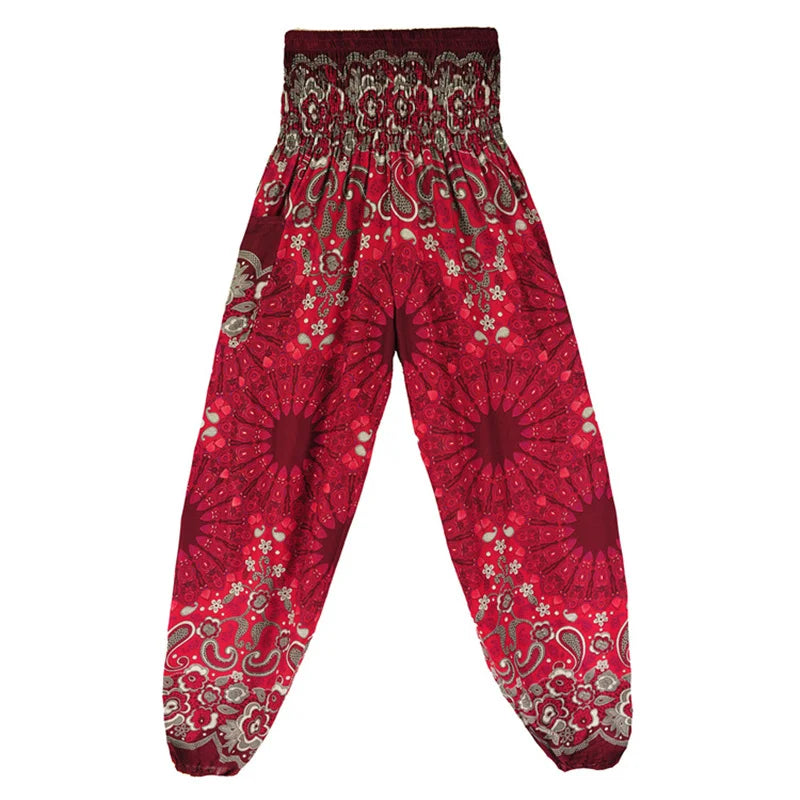 Pantaloni Boho Donna in Rayon – Comodi, Leggeri, Perfetti per Yoga e Relax