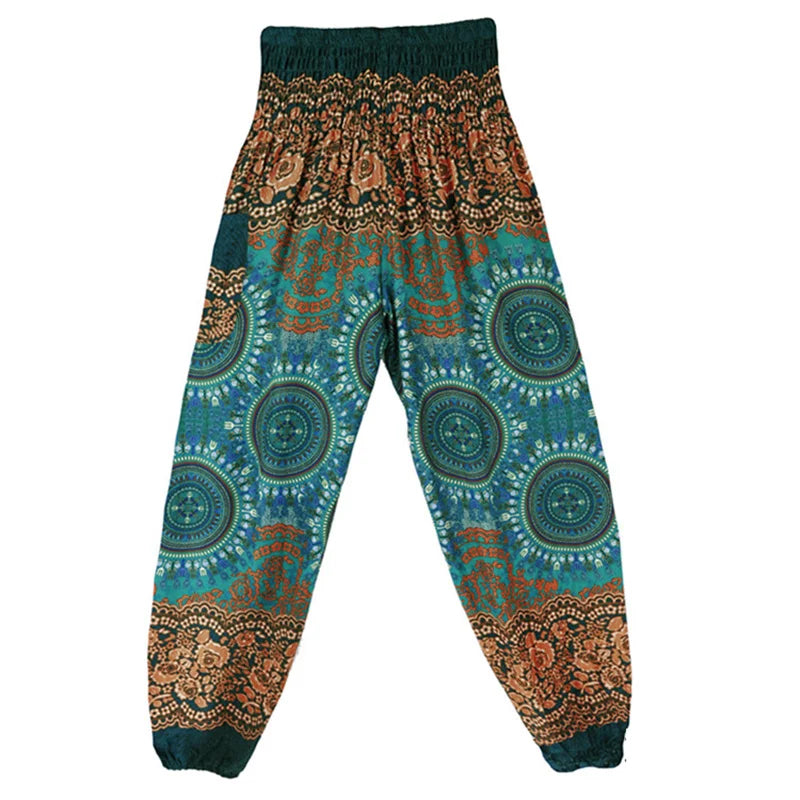 Pantaloni Boho Donna in Rayon – Comodi, Leggeri, Perfetti per Yoga e Relax