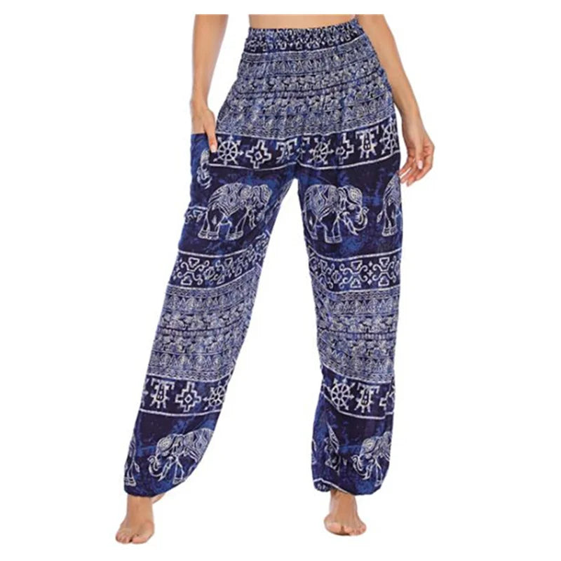 Pantaloni Boho Donna in Rayon – Comodi, Leggeri, Perfetti per Yoga e Relax