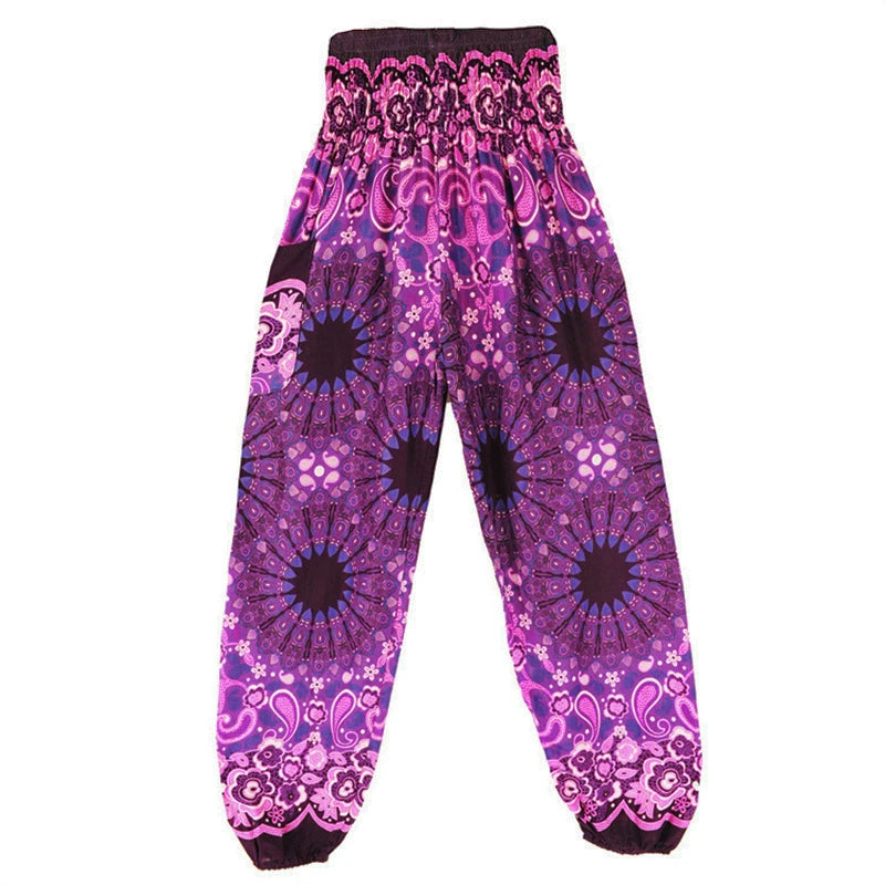Pantaloni Boho Donna in Rayon – Comodi, Leggeri, Perfetti per Yoga e Relax