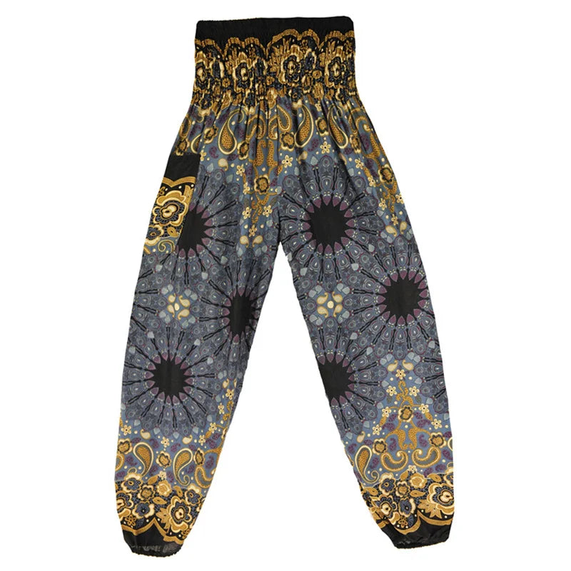 Pantaloni Boho Donna in Rayon – Comodi, Leggeri, Perfetti per Yoga e Relax