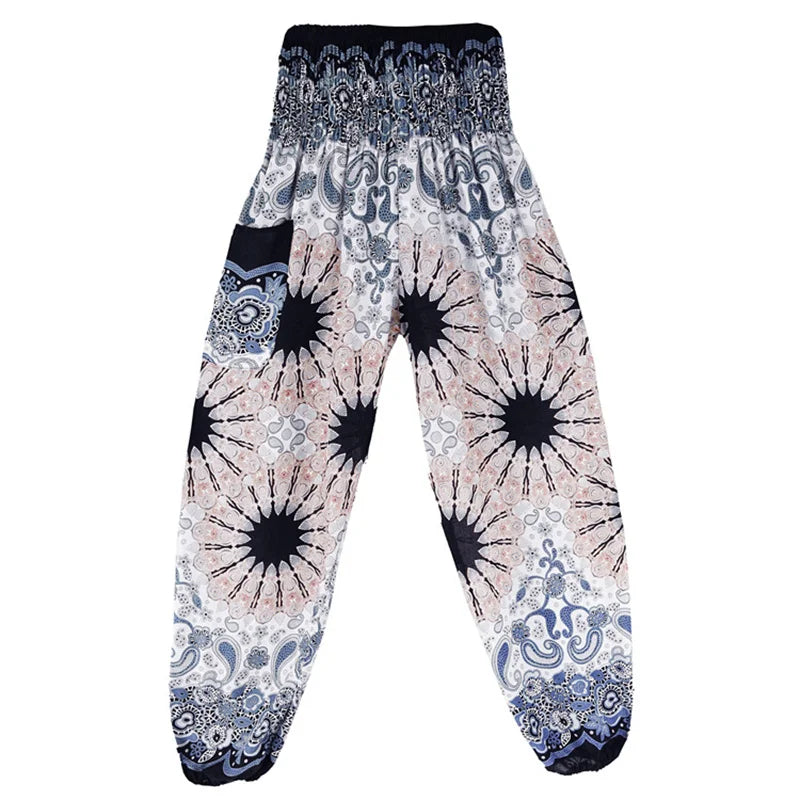 Pantaloni Boho Donna in Rayon – Comodi, Leggeri, Perfetti per Yoga e Relax