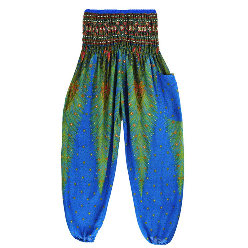 Pantaloni Boho Donna in Rayon – Comodi, Leggeri, Perfetti per Yoga e Relax