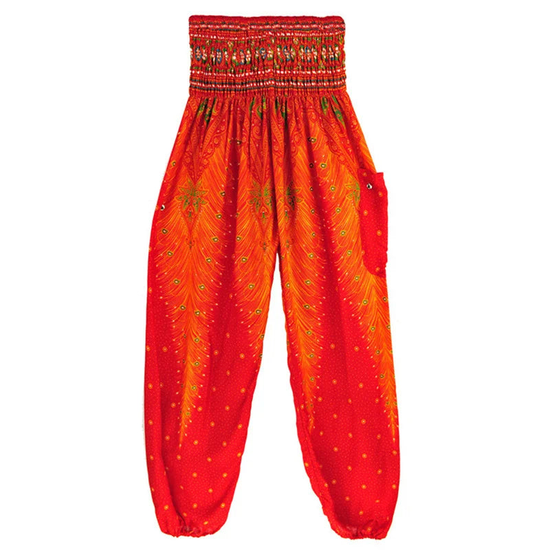 Pantaloni Boho Donna in Rayon – Comodi, Leggeri, Perfetti per Yoga e Relax